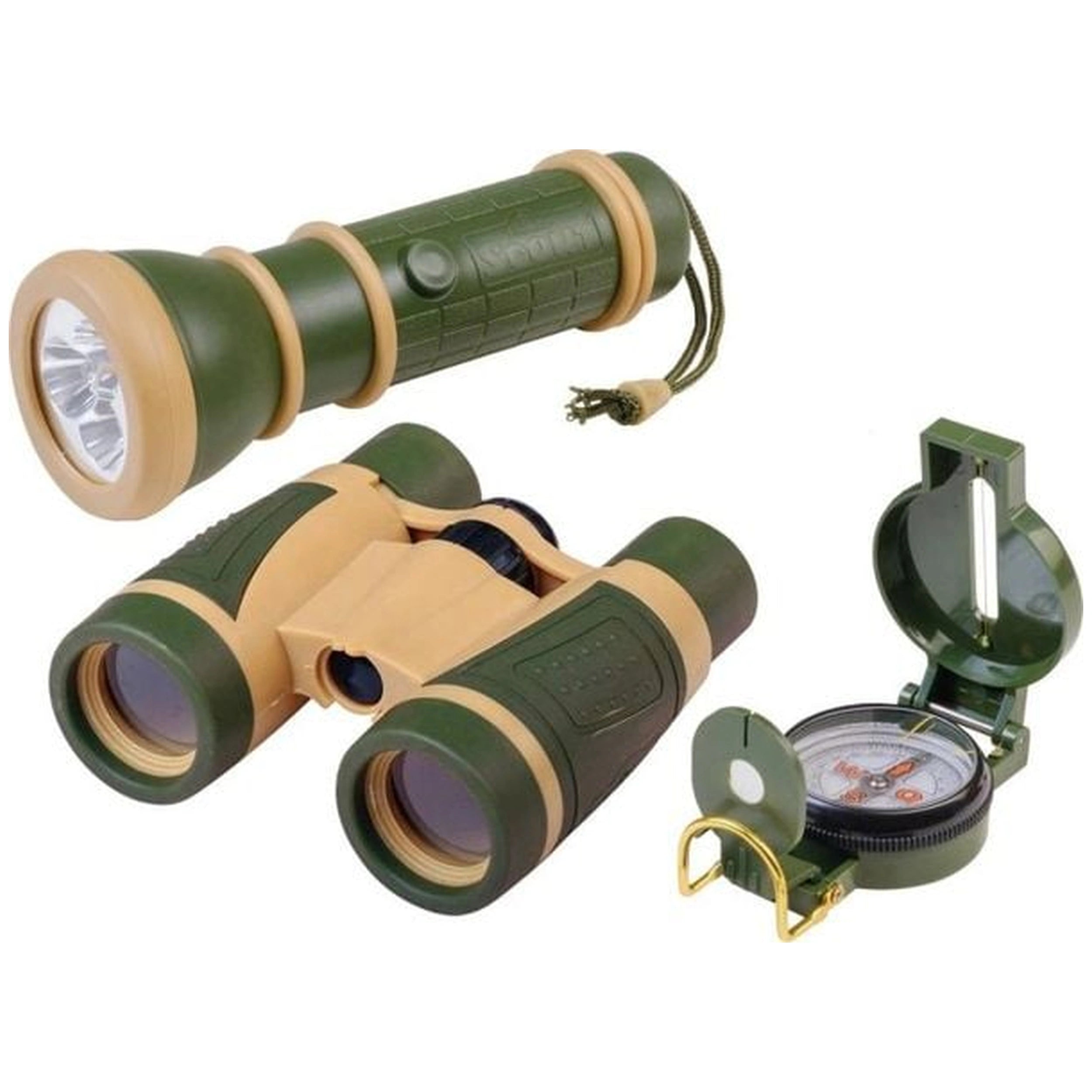 Happy People - Scout Explorer Set With Torch - Binoculars - Compass