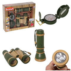 Happy People - Scout Explorer Set With Torch - Binoculars - Compass
