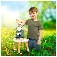 Heless - Poppen - Bunny Lou Poppenkleding Set - 28-35 cm - 3 Jaar - Meisje
