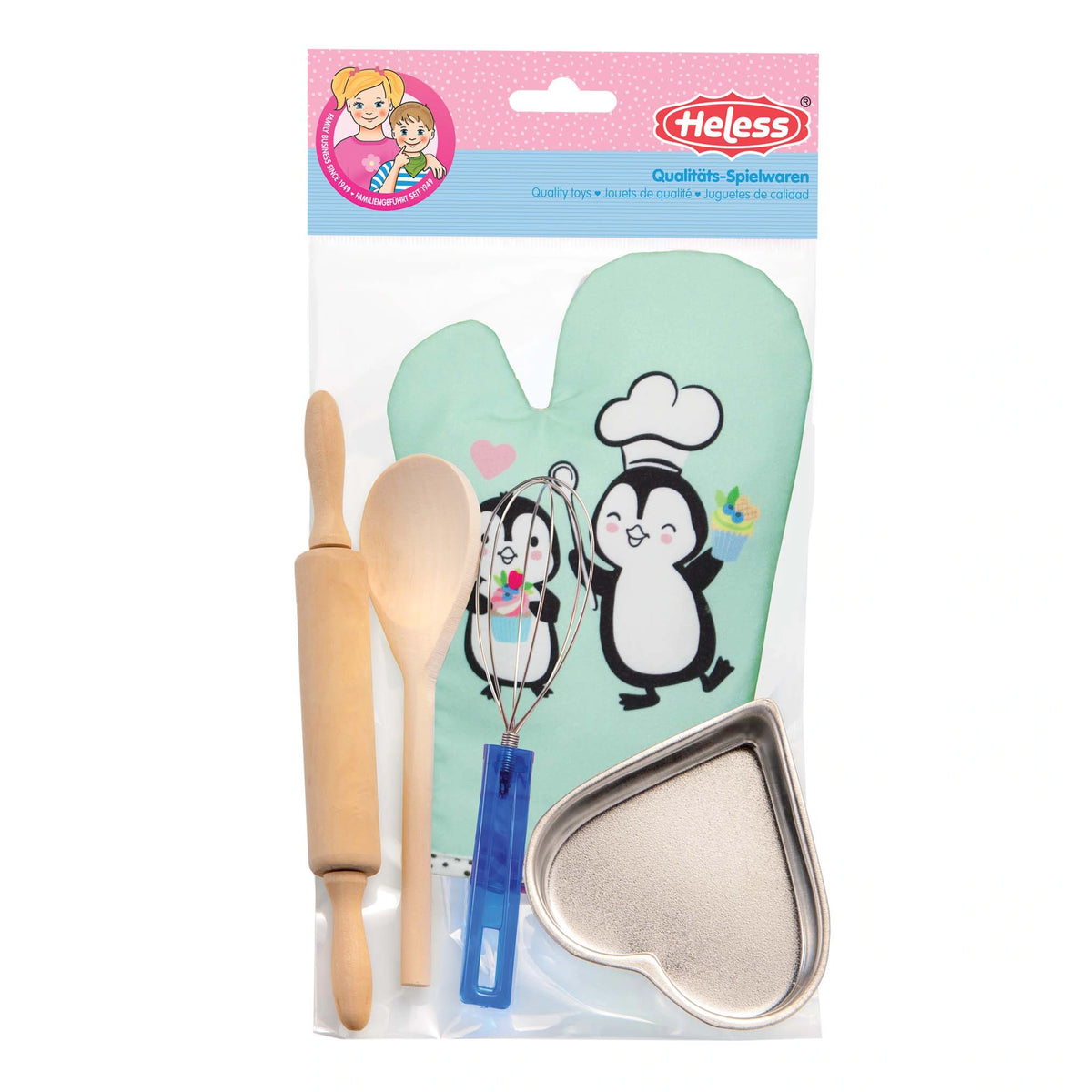 Heless - Pinguïn Bakset Met Accessoires - Doen alsof Beroepen & Rollenspel