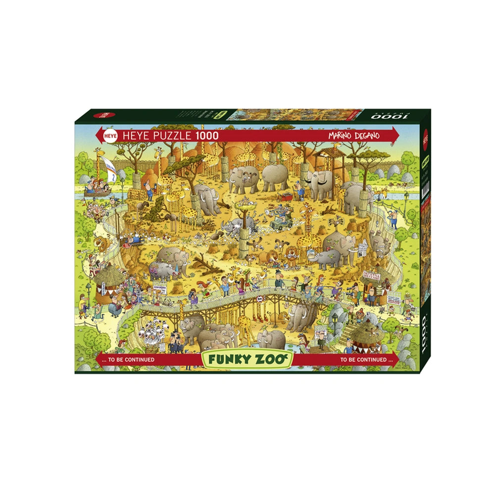 HEYE - African Habitat Puzzel - Puzzels - +14 - HEY29639