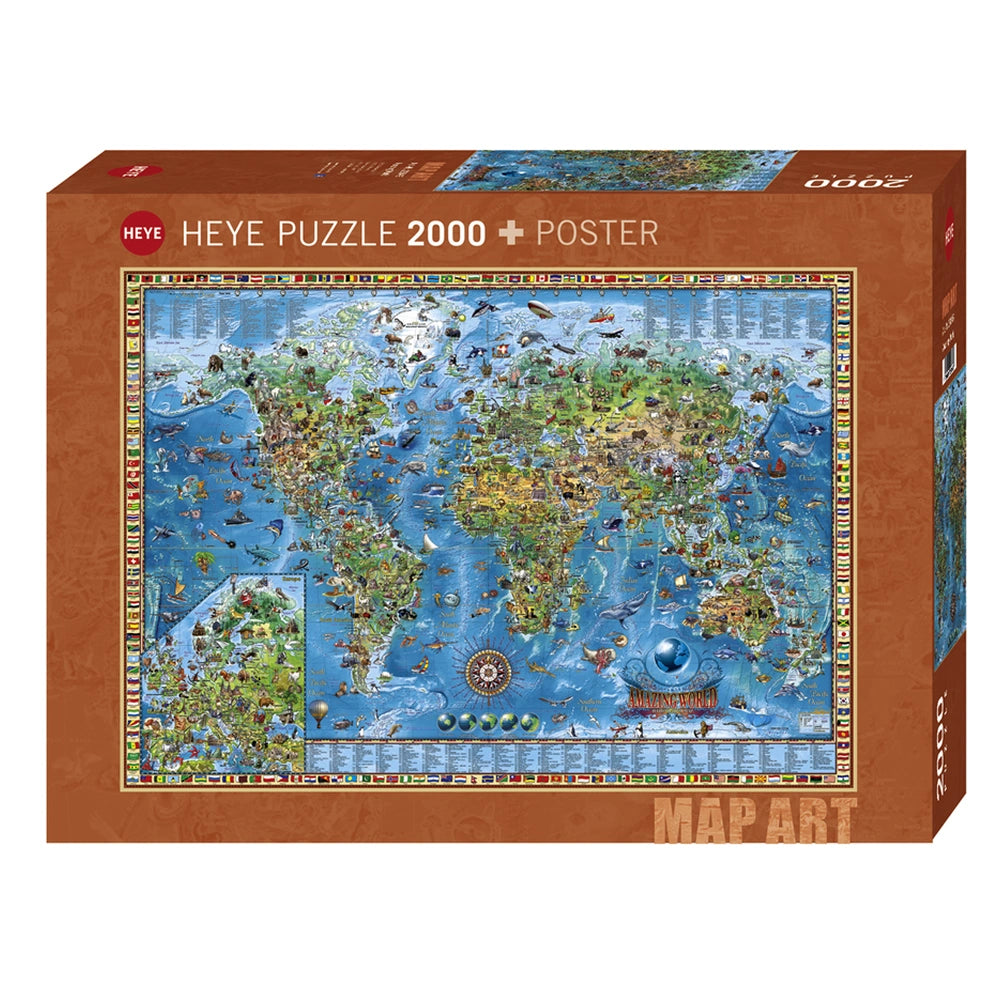 Heye - Amazing World Puzzel - Puzzels - 14 - HEY29846