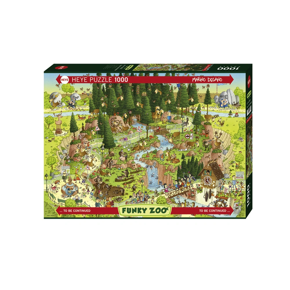 HEYE - Black Forest Habitat Puzzel - Puzzels - +14 - HEY29638