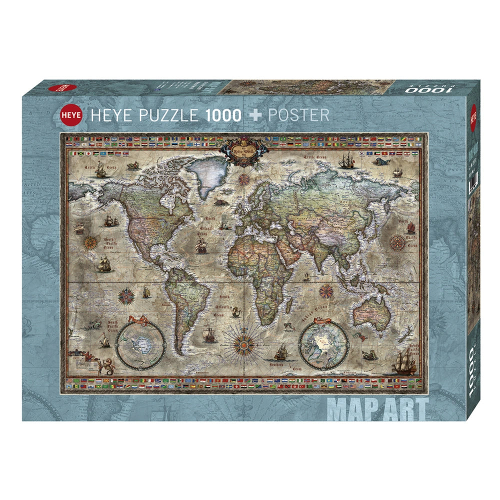 Heye - Retro World Puzzle - Puzzels - +14 - HEY29871