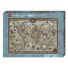 Heye - Retro World Puzzle - Puzzels - +14 - HEY29871