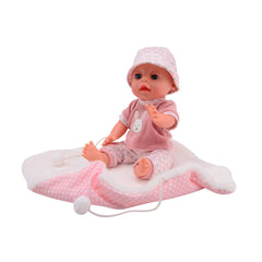 Johntoy - Baby Rose Baby Doll Deluxe 35Cm - Poppen, Speelsets & Speelgoedfiguren
