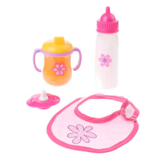Johntoy - Baby Rose Poppen Speelset Maaltijd - Doen alsof Beroepen & Rollenspel