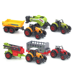 Johntoy - Junior Farm Master Farming Tractor With Trailer - Random Selection - Play Vehicles
