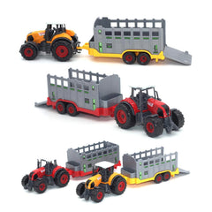 Johntoy - Junior Farm Master Farming Tractor With Trailer - Random Selection - Play Vehicles
