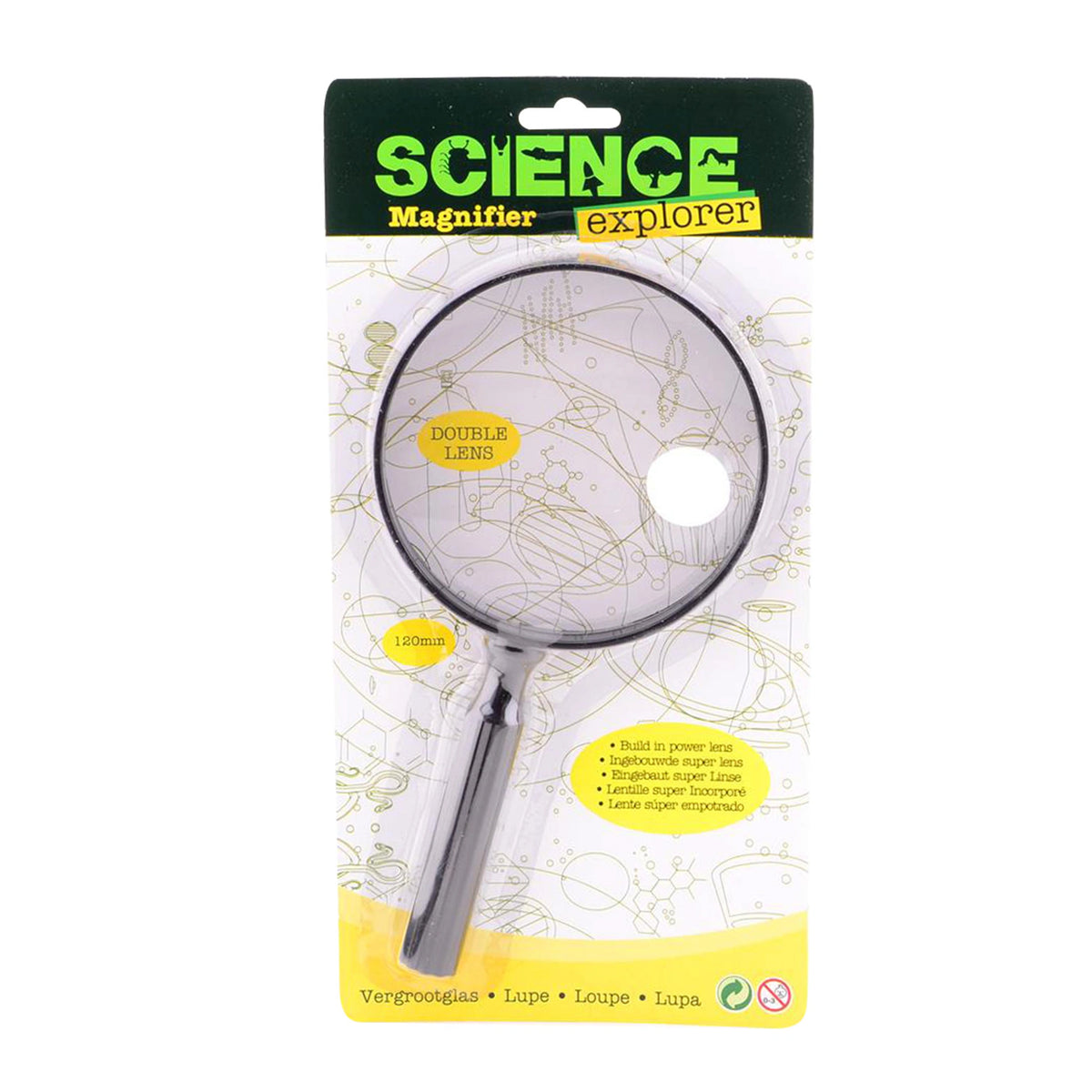 Johntoy - Wetenschap Explorer Vergrootglas Groot - Educatieve Speelgoed
