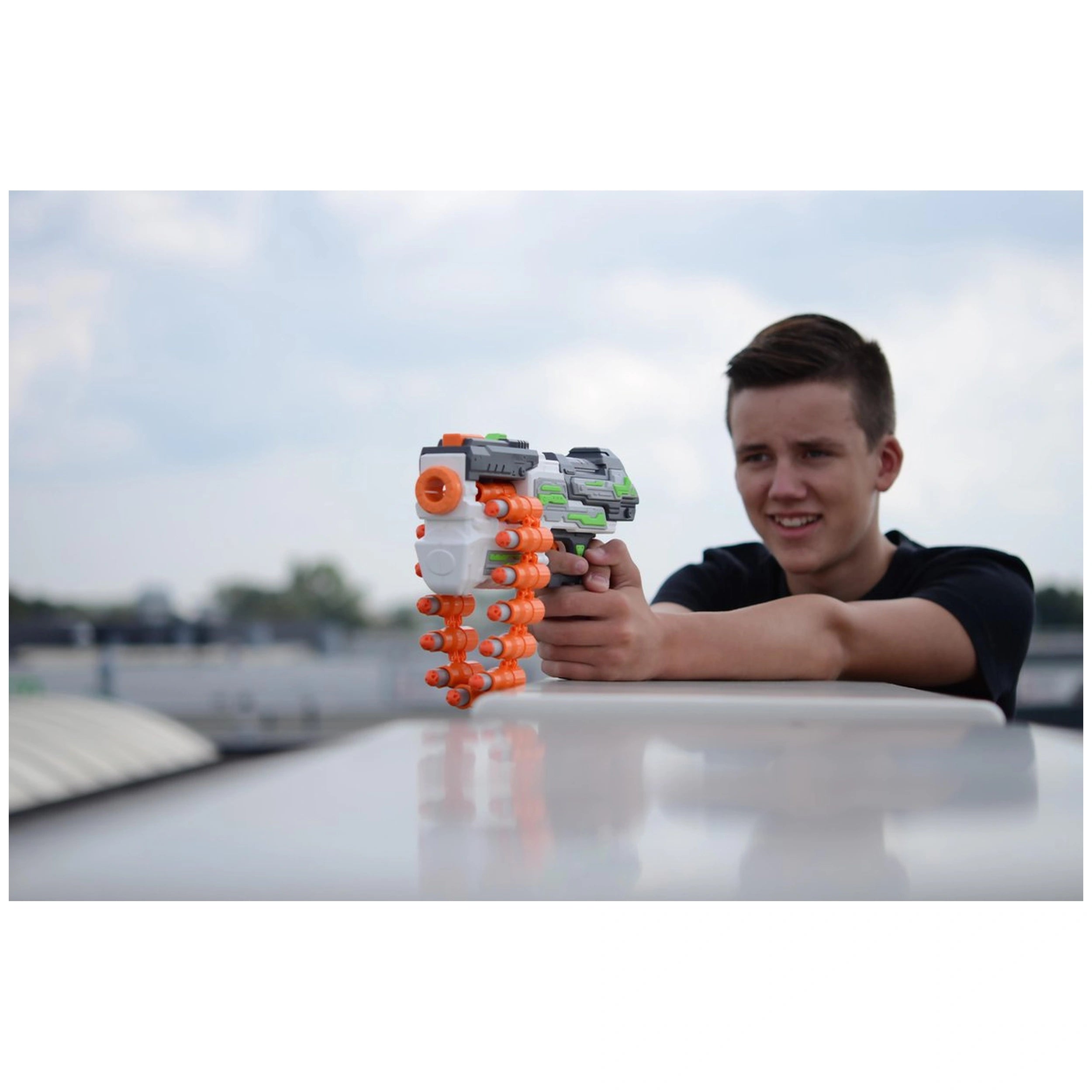 Johntoy - Tack Pro Rattle Belt Met 14 Darts 30Cm - Buitenspeelgoed