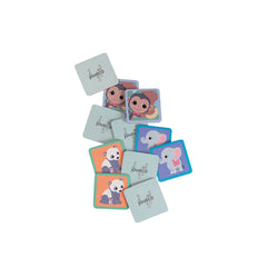 Johntoy - The Wooden Wildies Family Memo Spel - Card Games