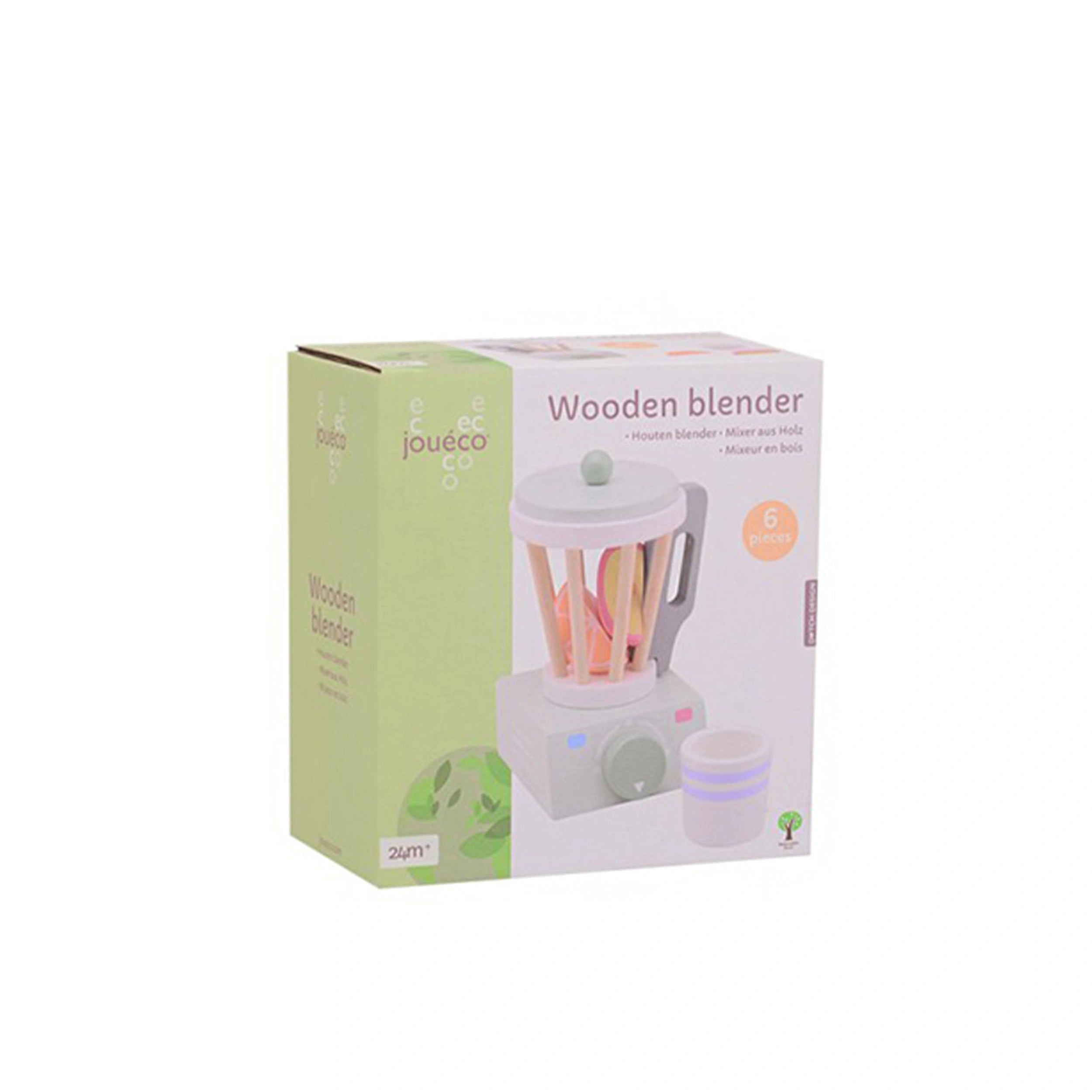 Johntoy - Wooden Blender - Pretend Professions & Role Playing