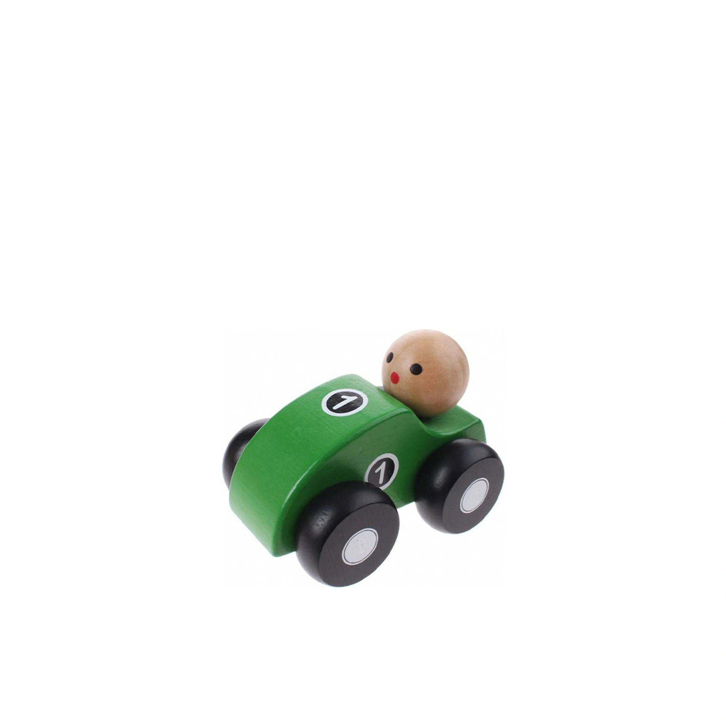 Johntoy - Wooden Cars 4 Assorted In Display - Play Vehicles