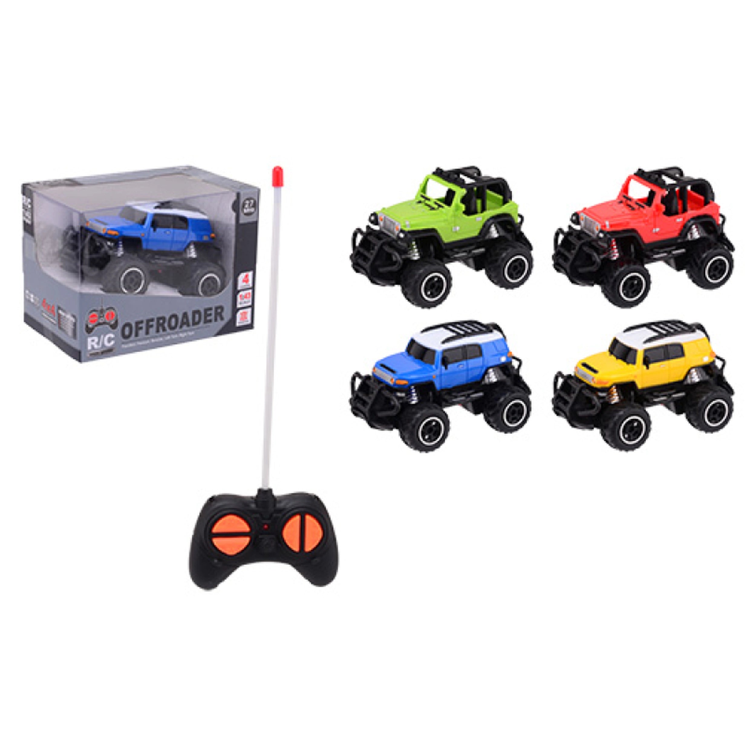Joueco - Johntoy-RC-Jeep-Offroader-Speelvoertuig