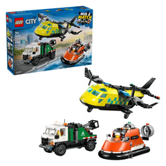 LEGO - City Vliegtuig Truck Hovercraft Remix - Bouwset Speelgoed