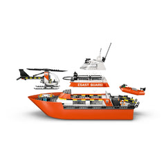 LEGO - Stad Kustwacht Reddingsboot en Helicopter - Bouwset Speelgoed