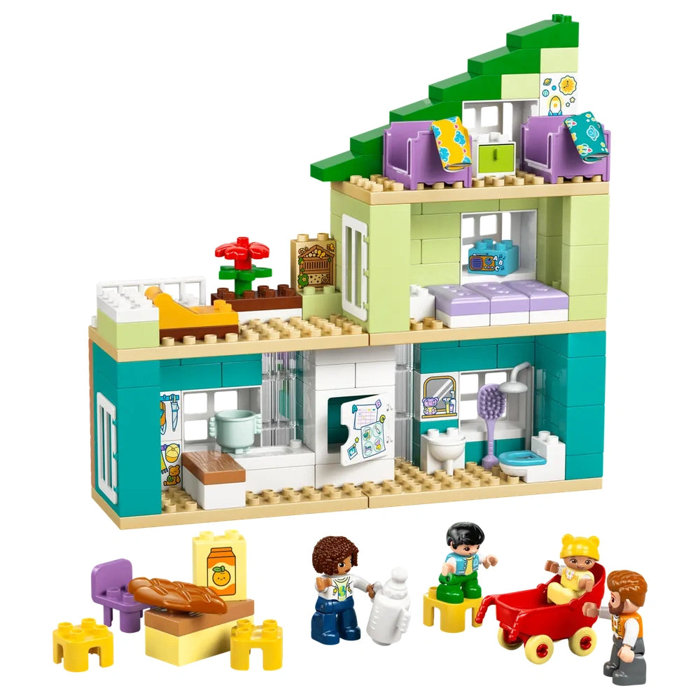 LEGO - DUPLO 3 in 1 Modern Family House with Figures - Construction Set Toys - 10470