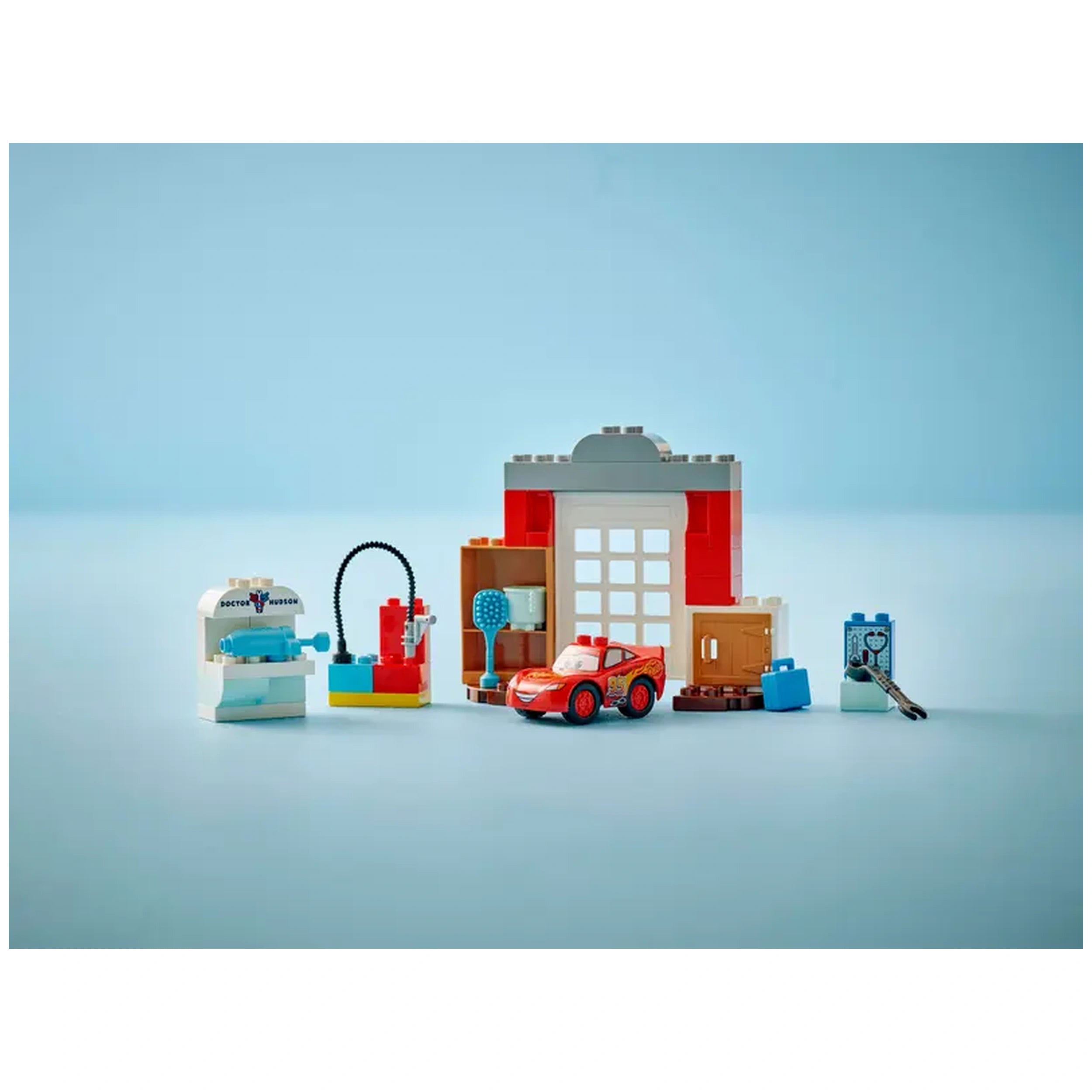 LEGO-DUPLO-Disney-Pixar-Cars-McQueens-Bezoek-aan-Docs-Garage-Bouwset-Speelgoed