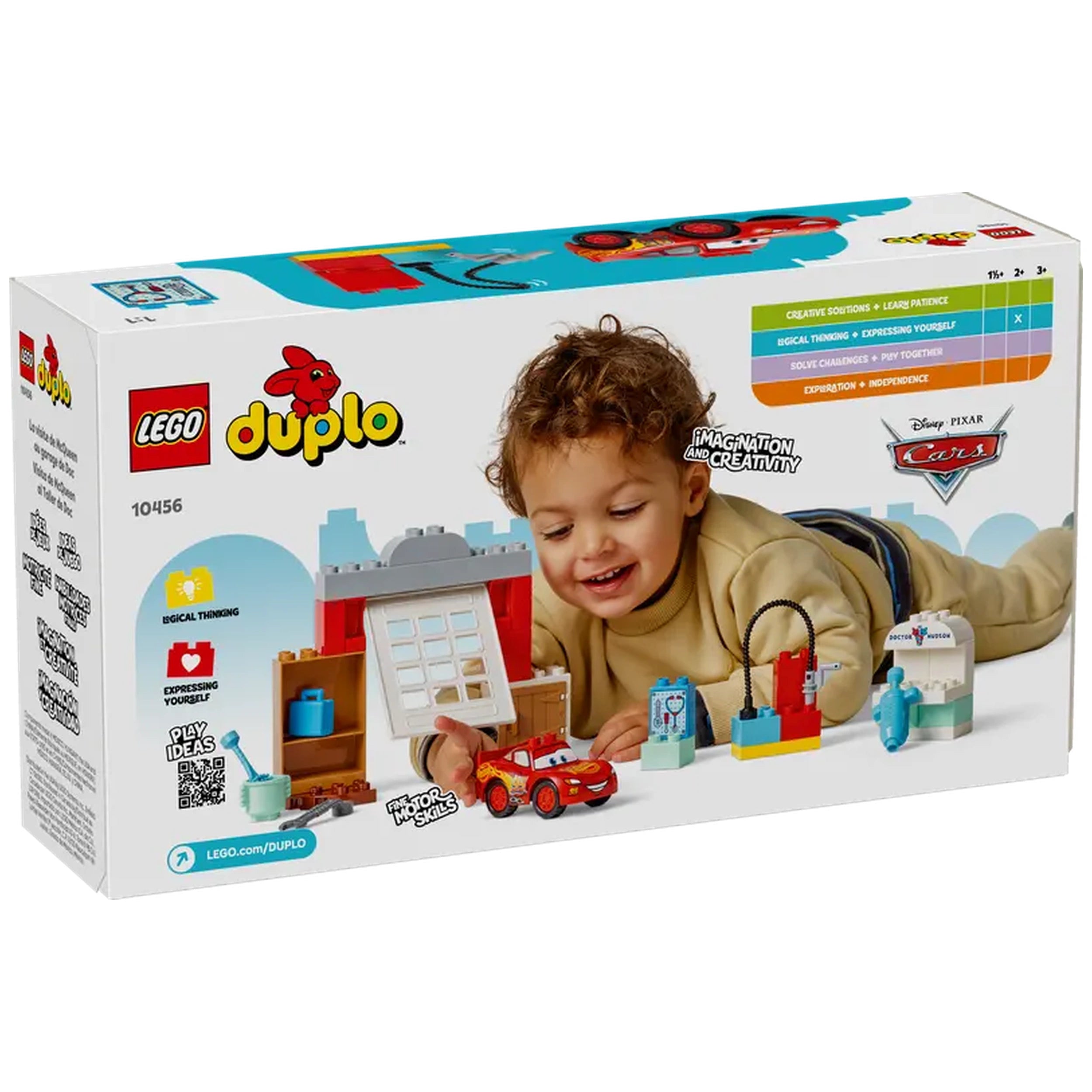 LEGO-DUPLO-Disney-Pixar-Cars-McQueens-Bezoek-aan-Docs-Garage-Bouwset-Speelgoed