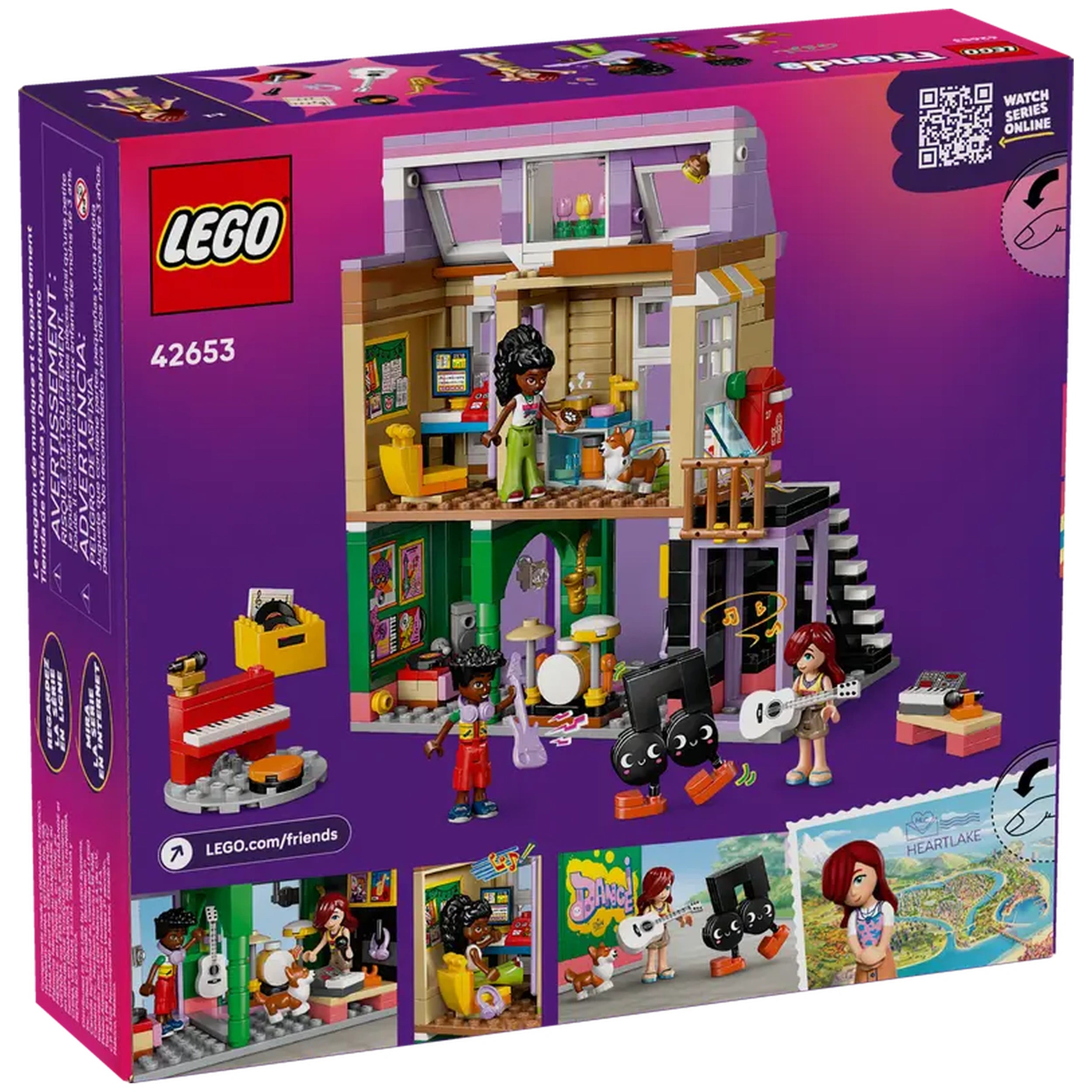 LEGO Friends - Muziekwinkel & Appartement - Bouwset Speelgoed