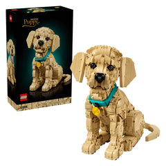 LEGO - Bouwset - Gouden Retriever Puppy - 18 Jaar - Geavanceerde Bouwset