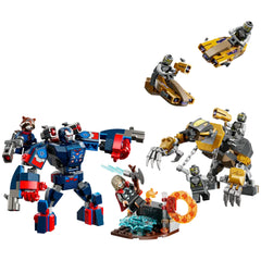 LEGO - Marvel-Avengers-Endgame-Thor-tegen-Chitauri-Actie-Speelgoed-Figuren