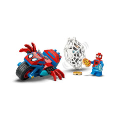 LEGO - Marvel Spidey op zijn Motorfiets vs Rhino - Bouwset Speelgoed