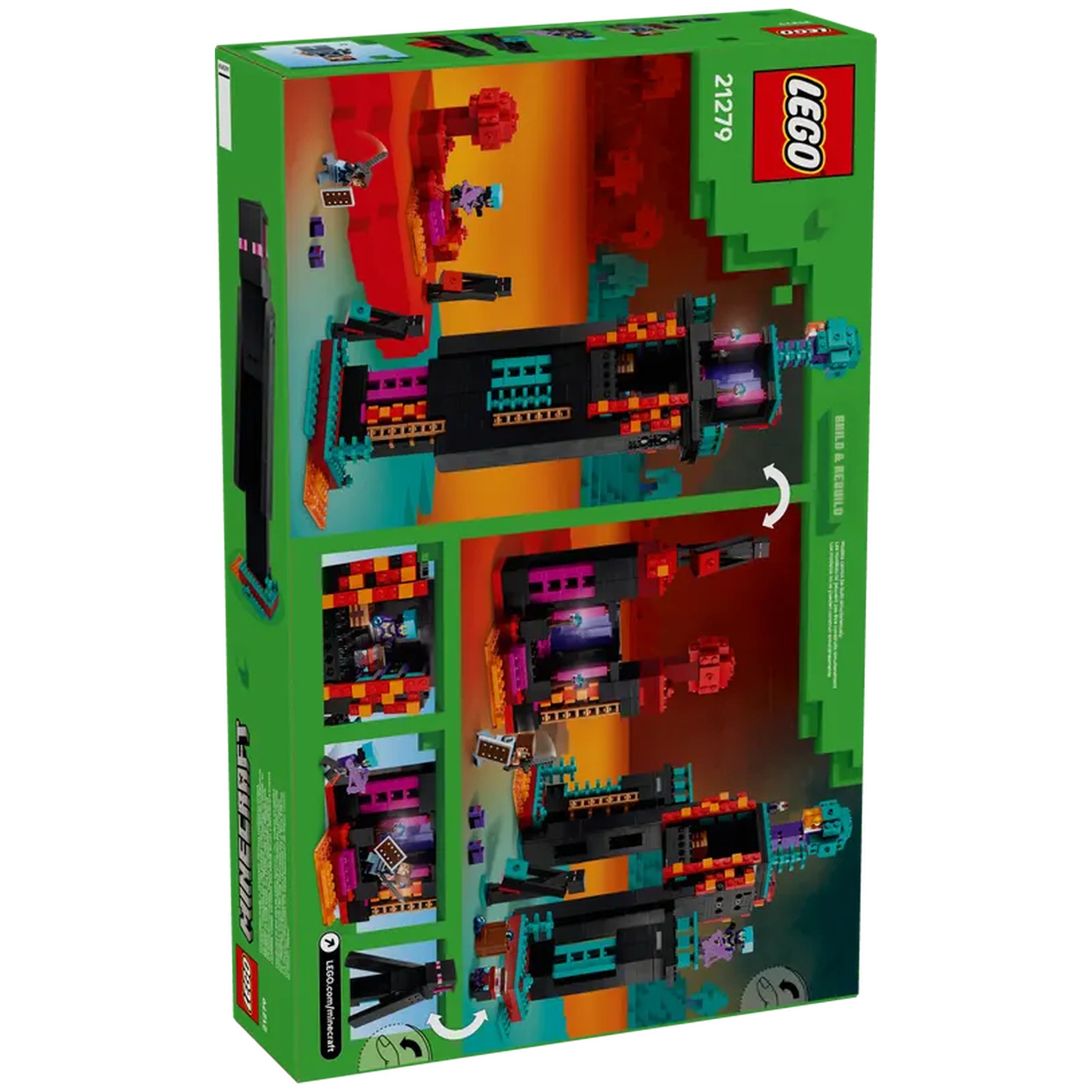 LEGO - Minecraft Enderman Toren - Actie- en Speelgoedfiguren