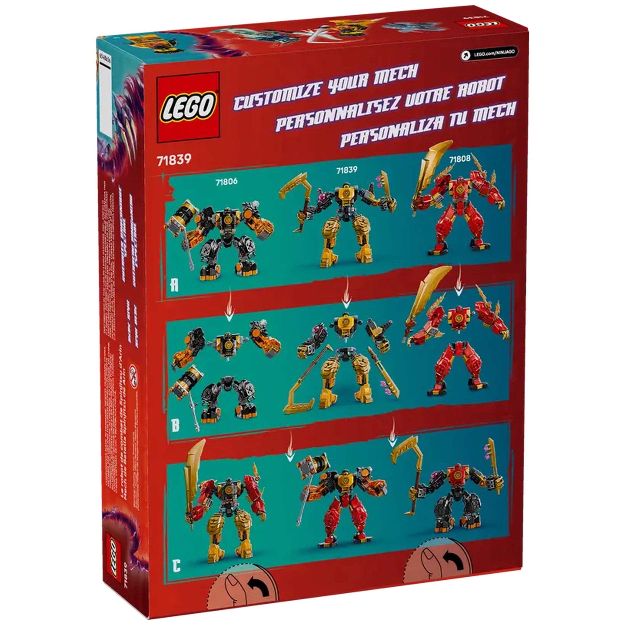 LEGO - NINJAGO Arin's Spinjitzu Battle Mech - Actie & Speelgoedfiguren