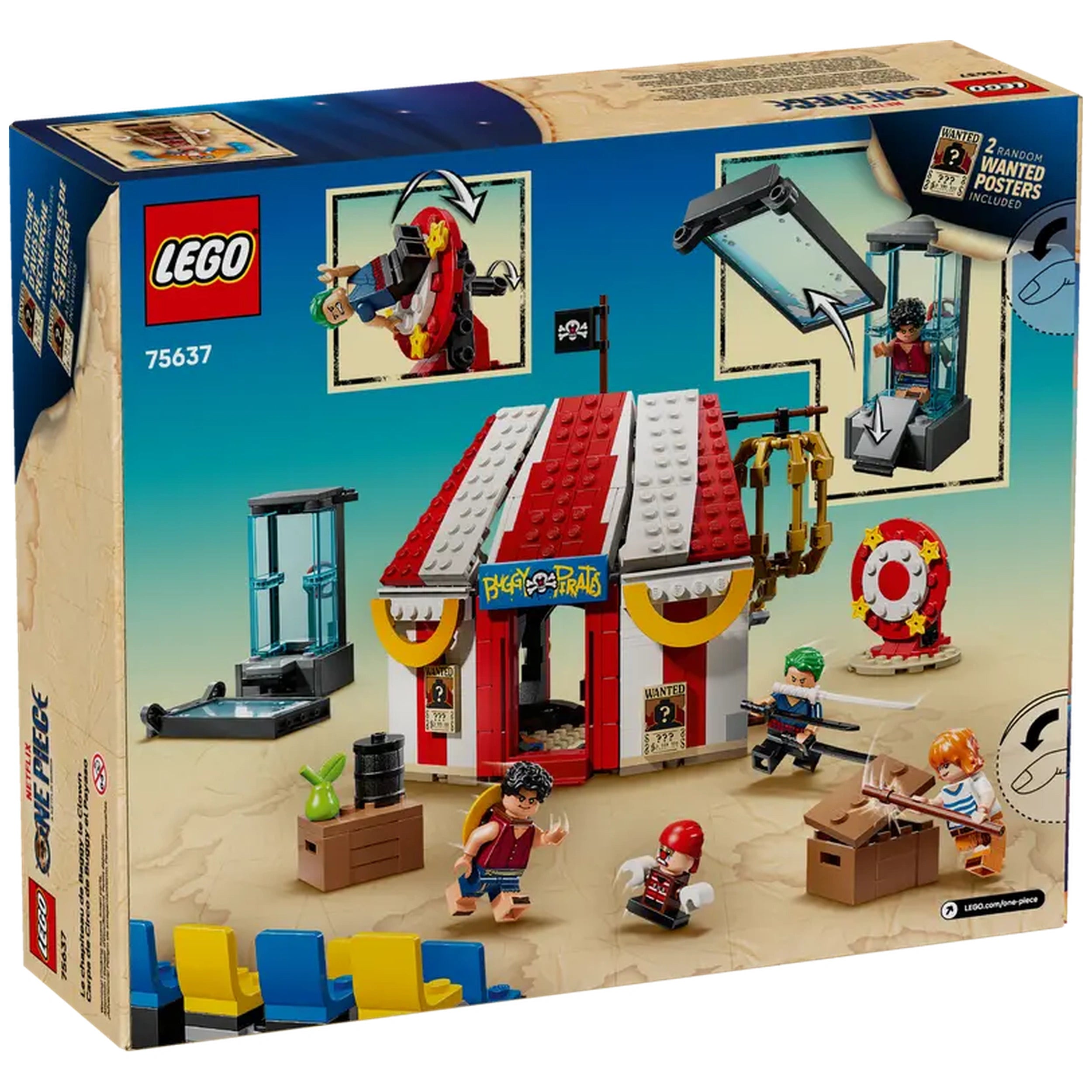 LEGO - ONE PIECE Buggy de Clown's Circus Tent - Bouwset Speelgoed