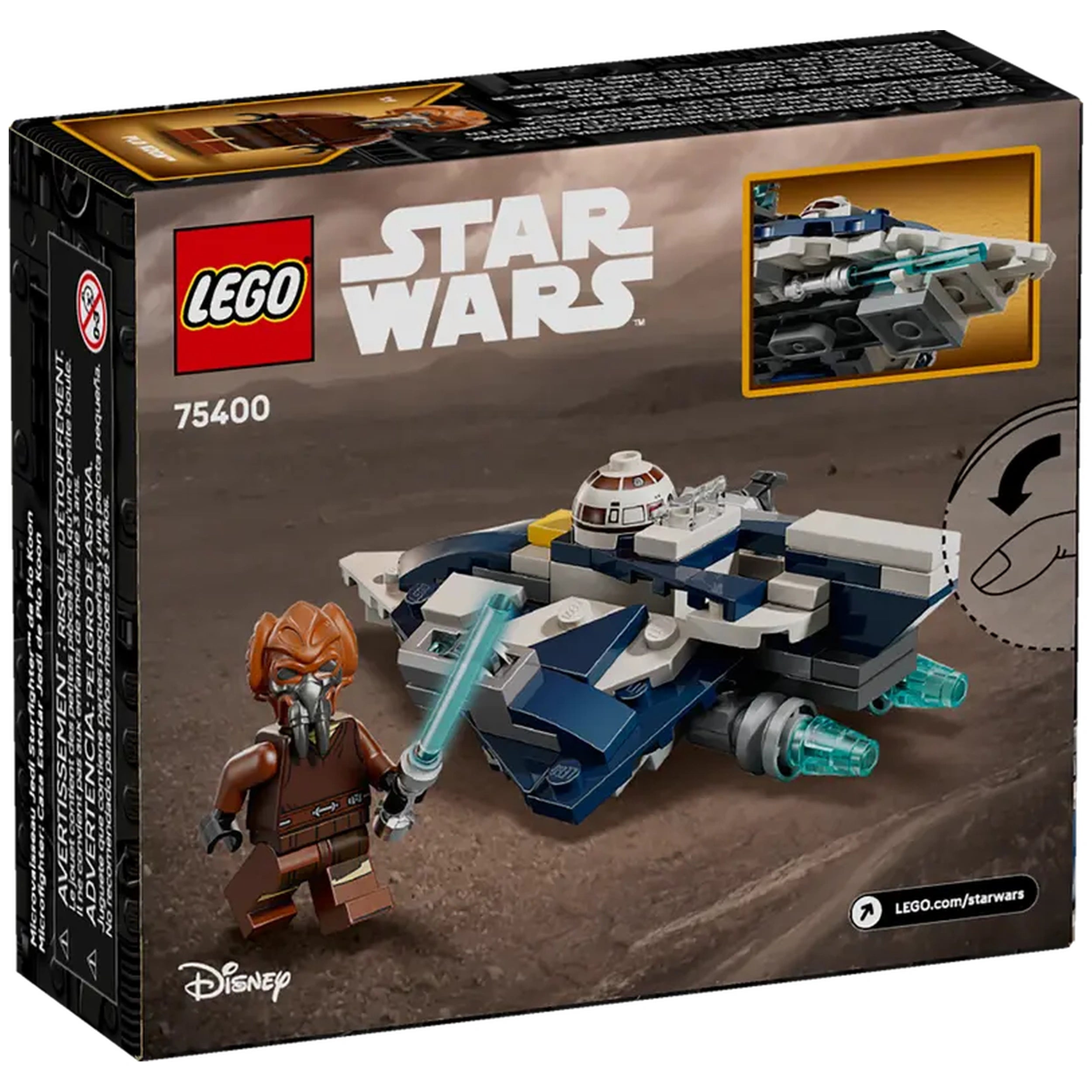 LEGO - Plo Koon's Jedi Starfighter Microfighter - Actie & Speelgoedfiguren