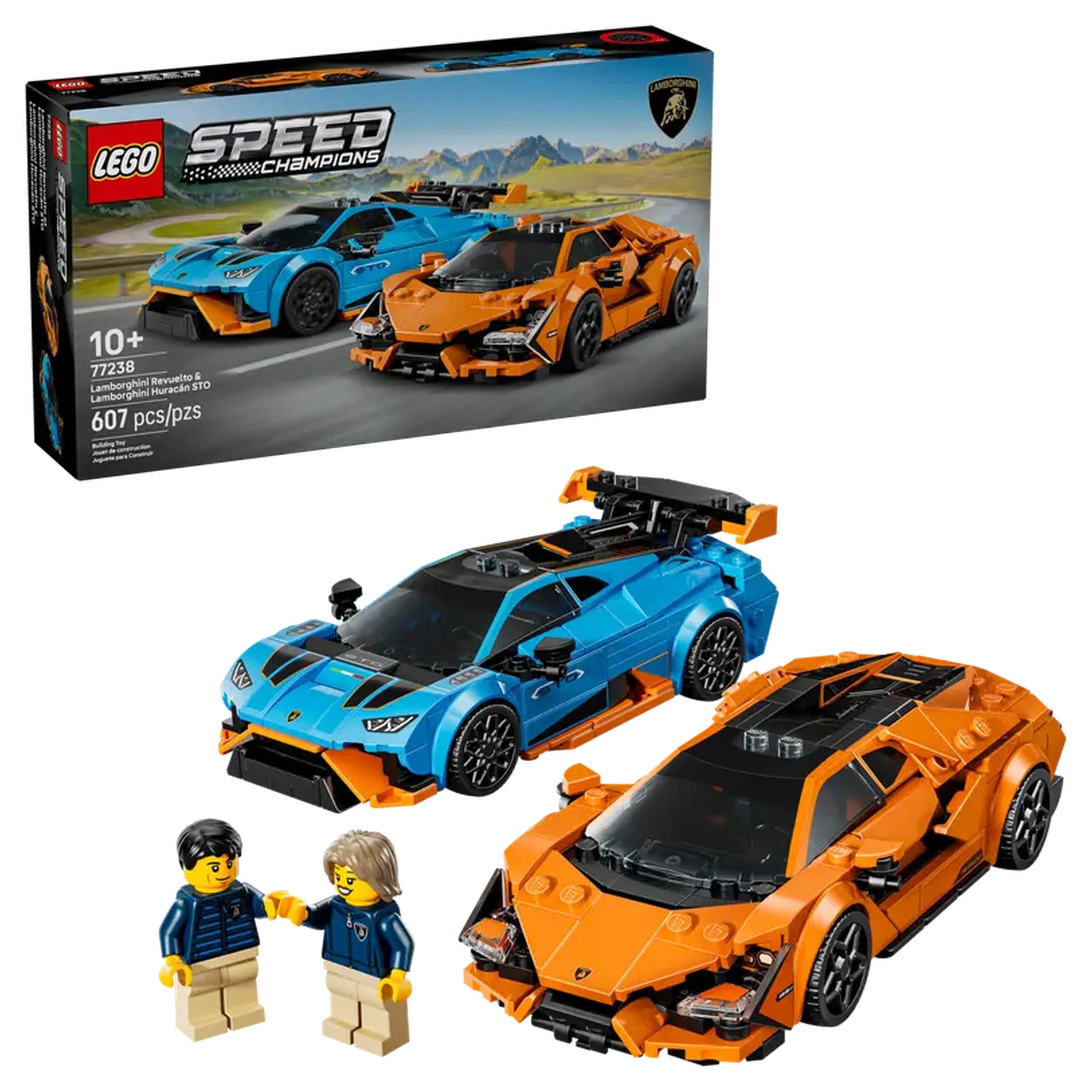 LEGO - Speed Champions Lamborghini Revuelto & Huracán STO - Actie- en Speelgoedfiguren
