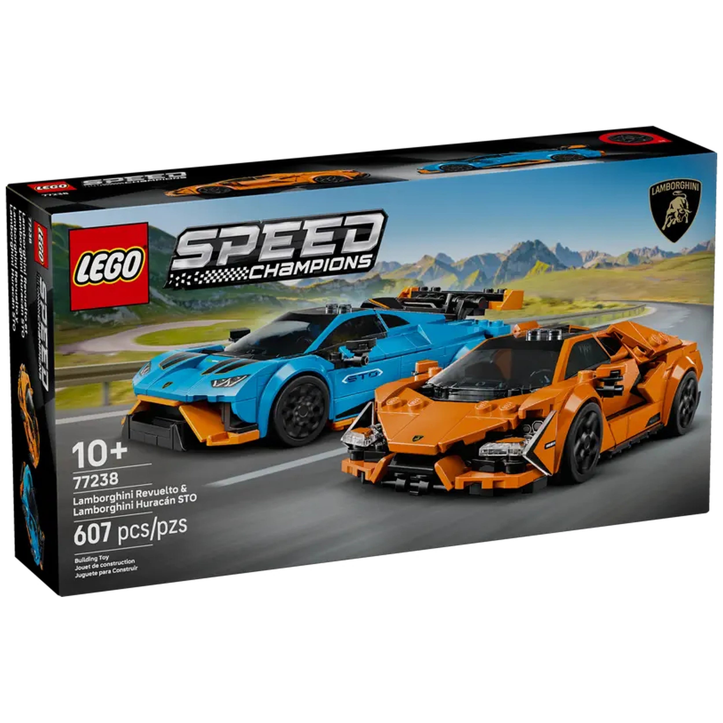 LEGO - Speed Champions Lamborghini Revuelto & Huracán STO - Actie- en Speelgoedfiguren