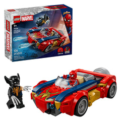 LEGO - Super Heroes - Spider-Man Car vs. Venomized Wolverine - Construction Set Toys - 76336