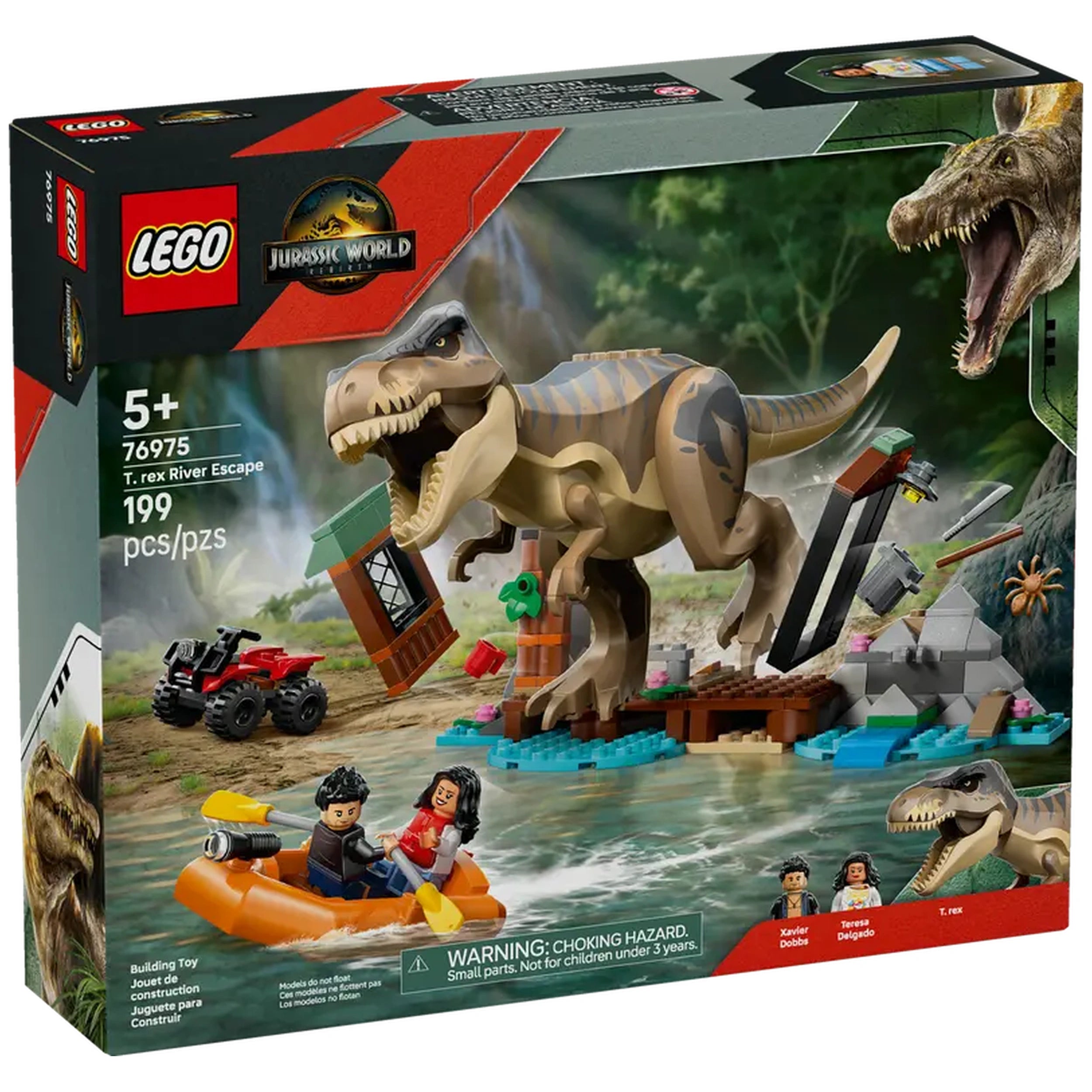 LEGO - T. rex Rivier Ontsnapping - Actie & Speelgoedfiguren