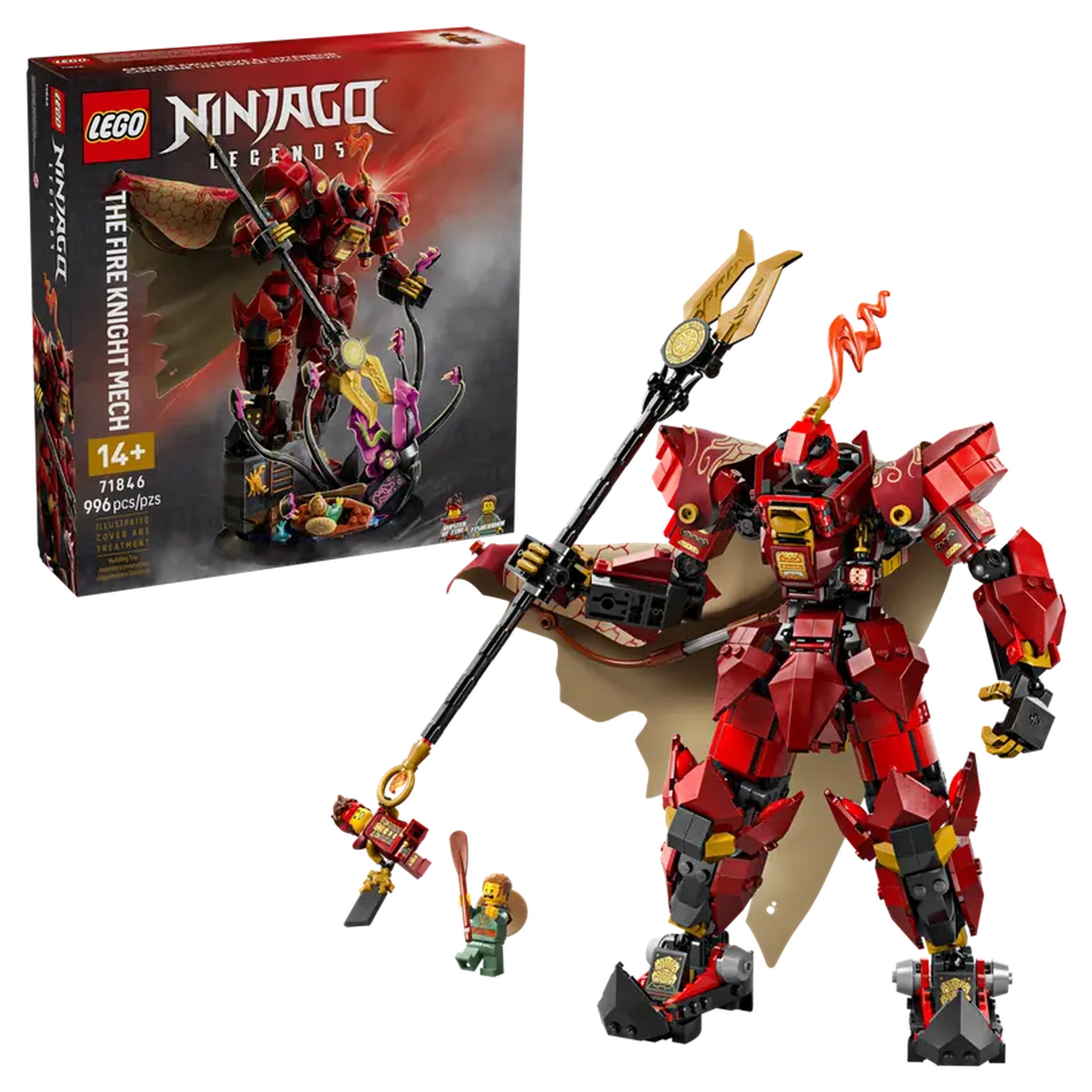 LEGO - De Vuur Ridder Mech - Bouwset Speelgoed