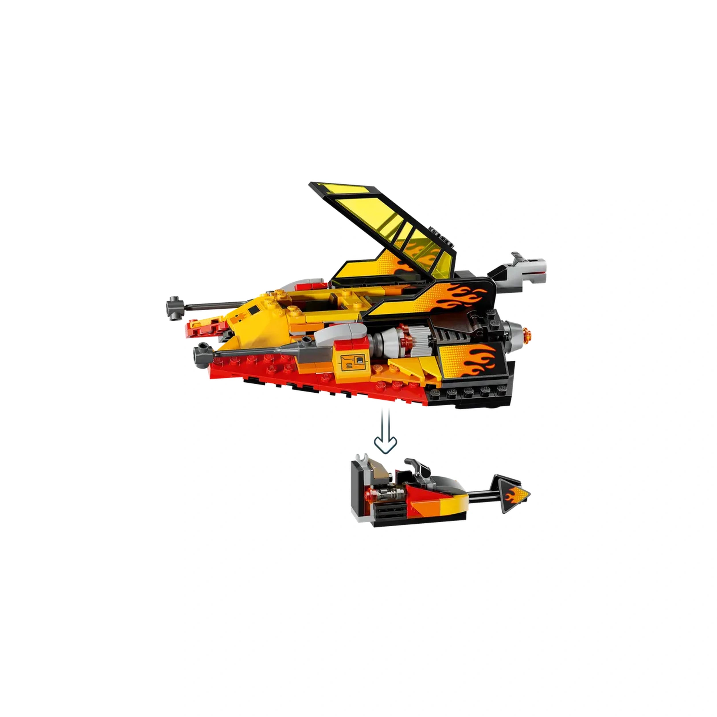LEGO - De Force Burner Snowspeeder - Actie- en Speelgoedfiguren