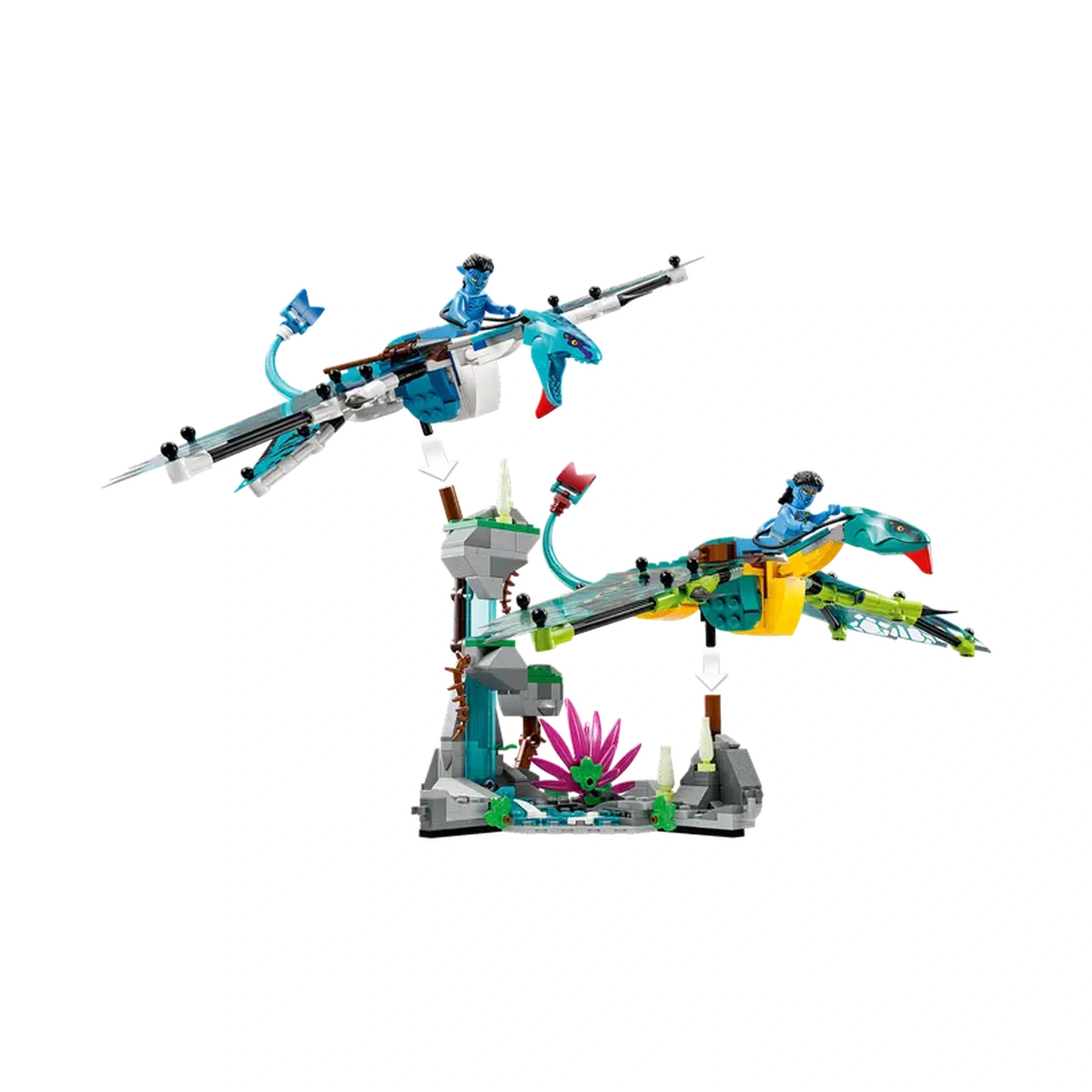 Lego - Avatar - Jake & Neytiri's First Banshee Flight - Construction Set Toys