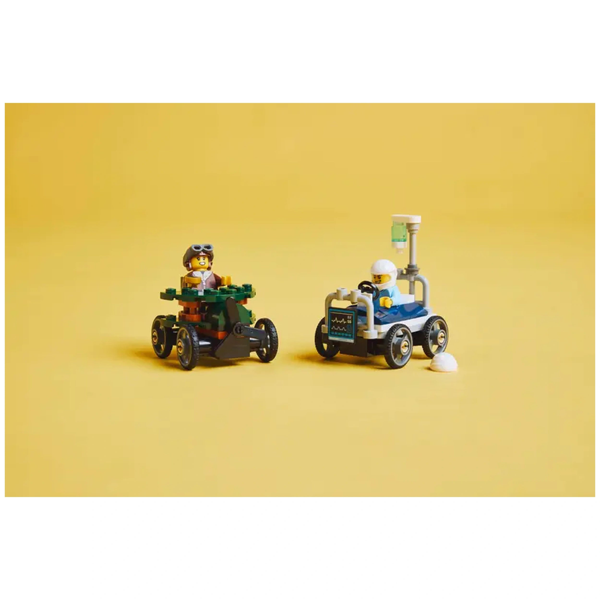 Lego - City - Airplane vs. Hospital Bed Race Car Pack - Construction Set Toys