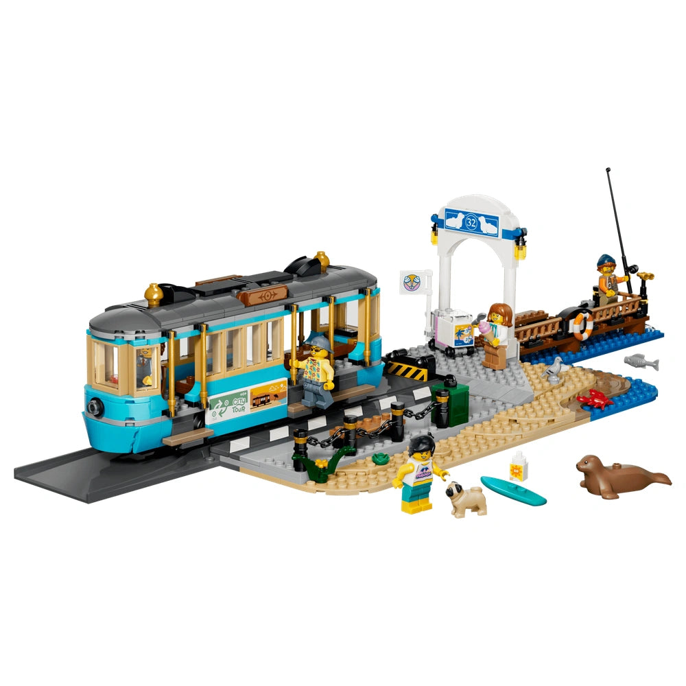 LEGO - City Classic Beach Streetcar - Bouwset Speelgoed - 7 - 72060506