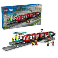 Lego - City - Downtown Streetcar and Station - Construction Set Toys
