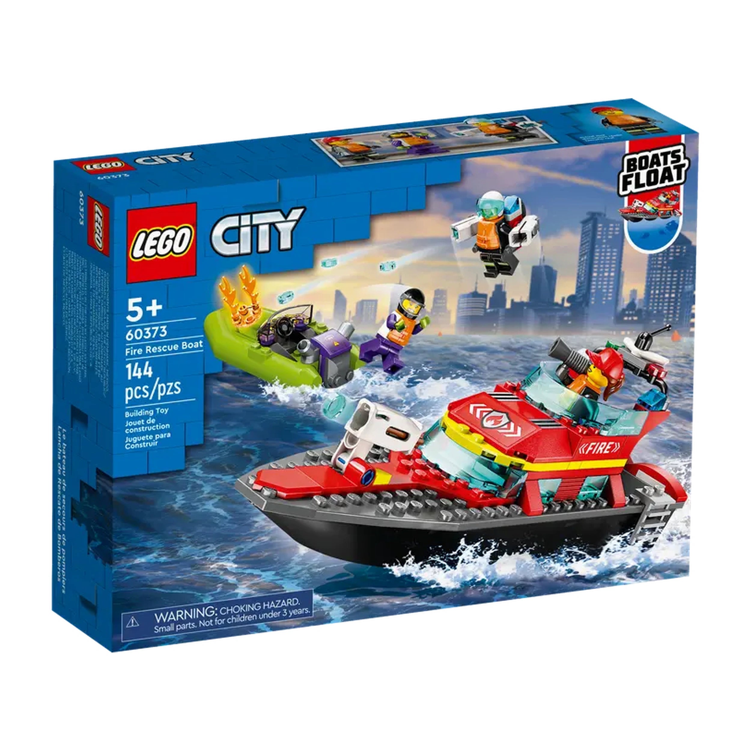 Lego - City - Fire Rescue Boat - Construction Set Toys
