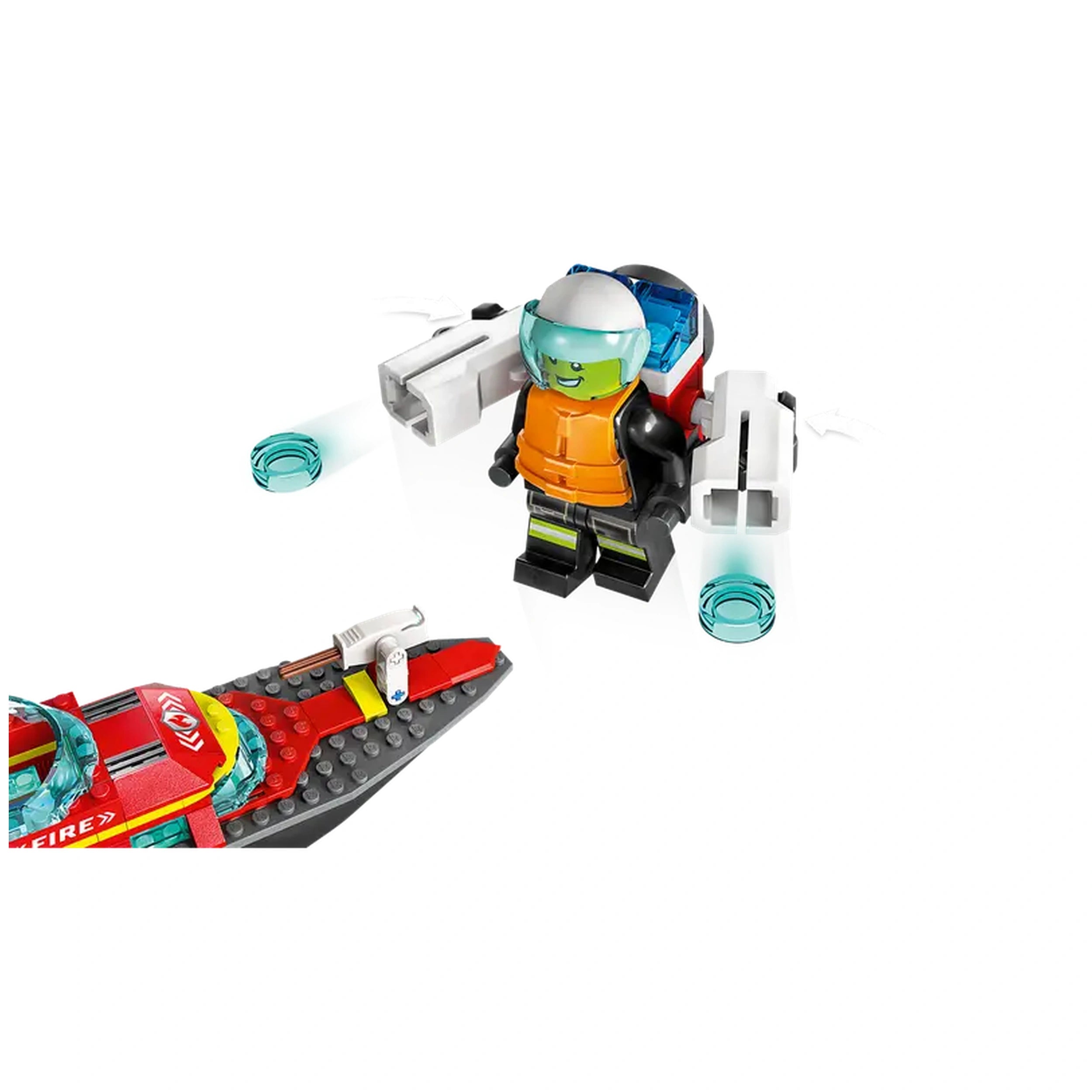 Lego - City - Fire Rescue Boat - Construction Set Toys