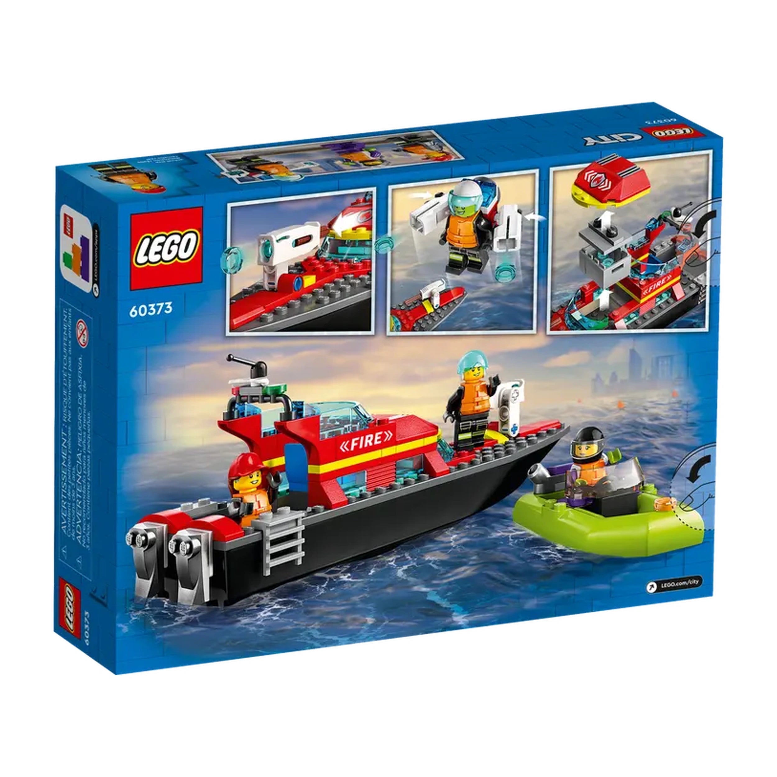 Lego - City - Fire Rescue Boat - Construction Set Toys
