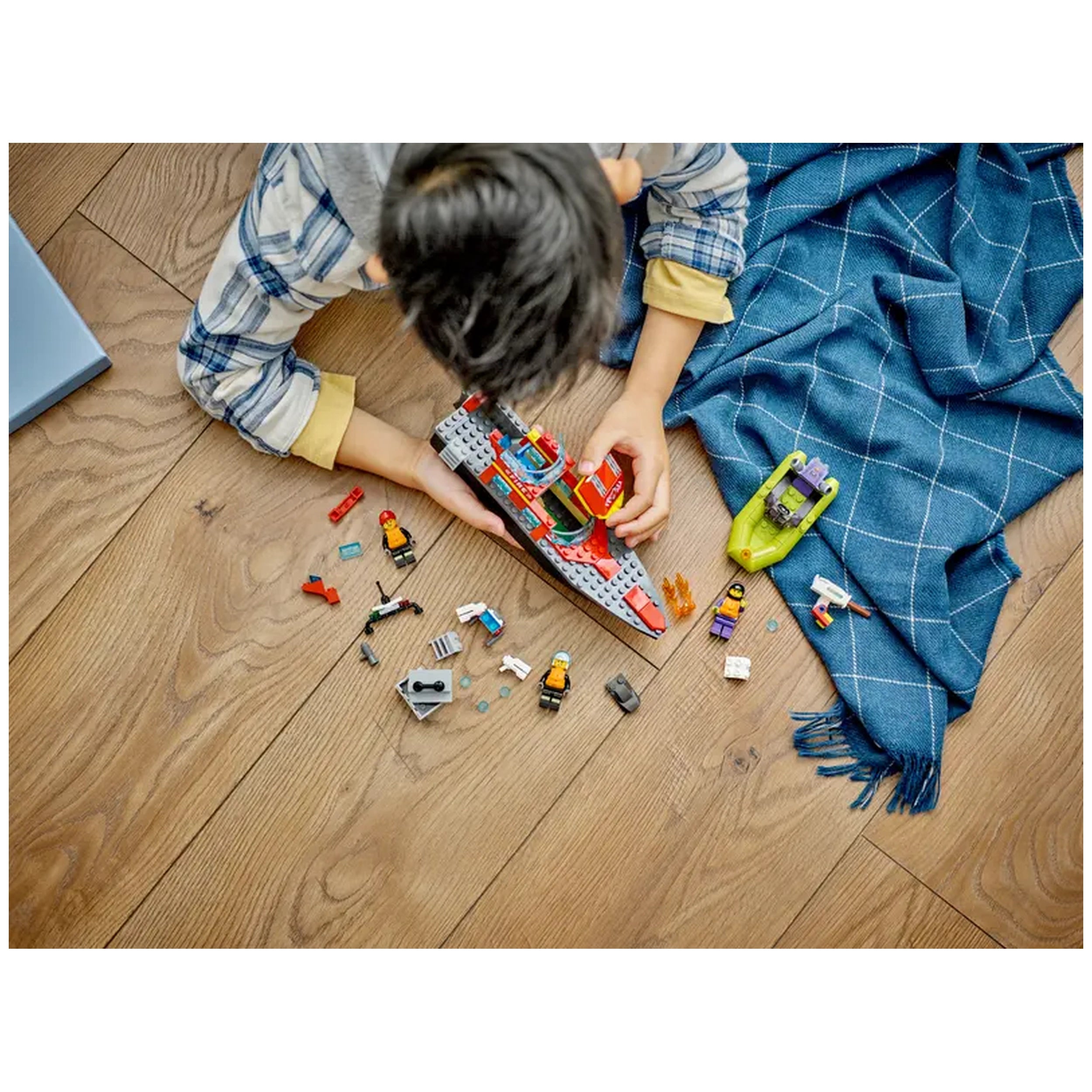 Lego - City - Fire Rescue Boat - Construction Set Toys