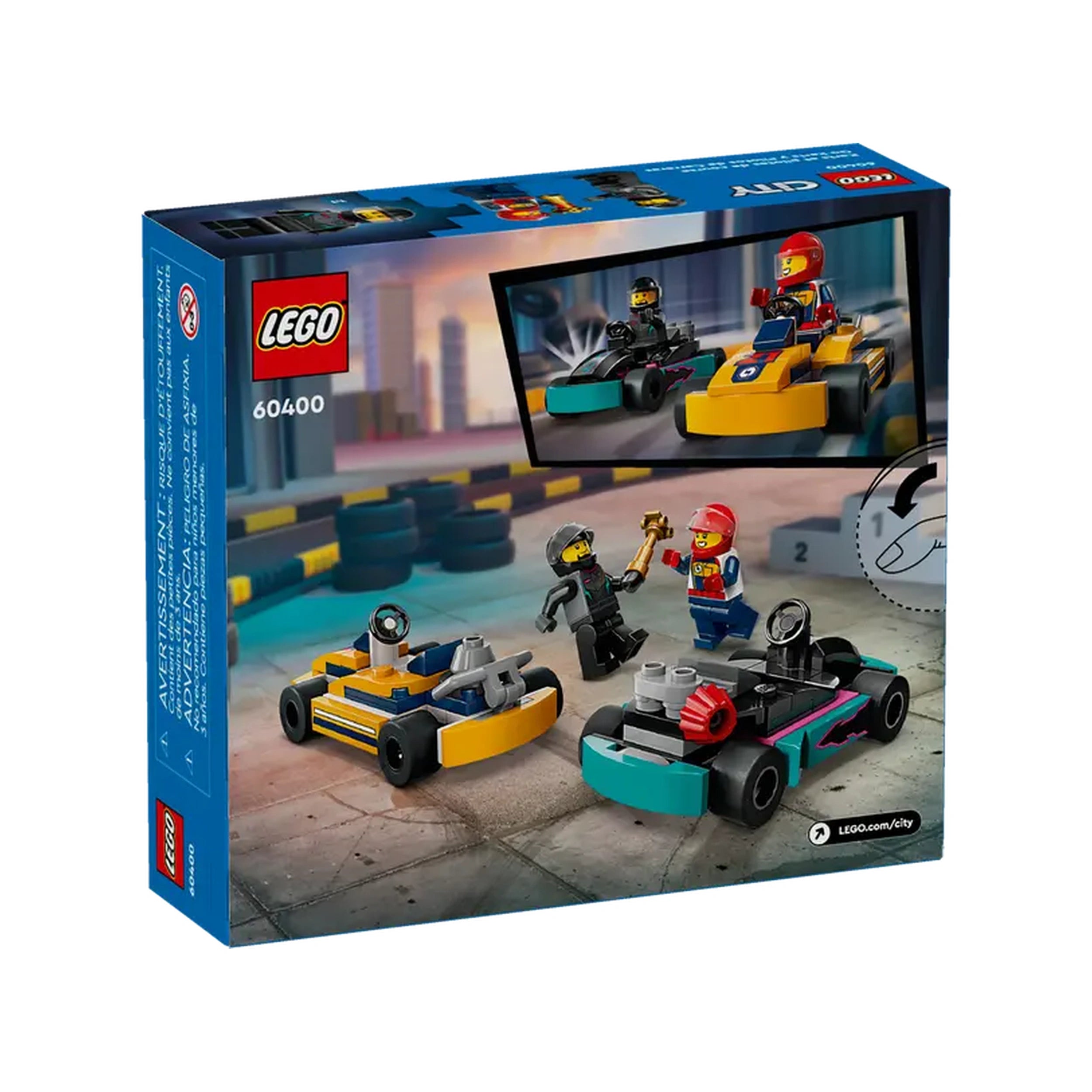 Lego - City - Go-Karts and Race Drivers - Construction Set Toys