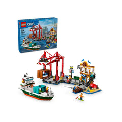 Lego - City - Seaside Harbour with Cargo Ship - Construction Set Toys