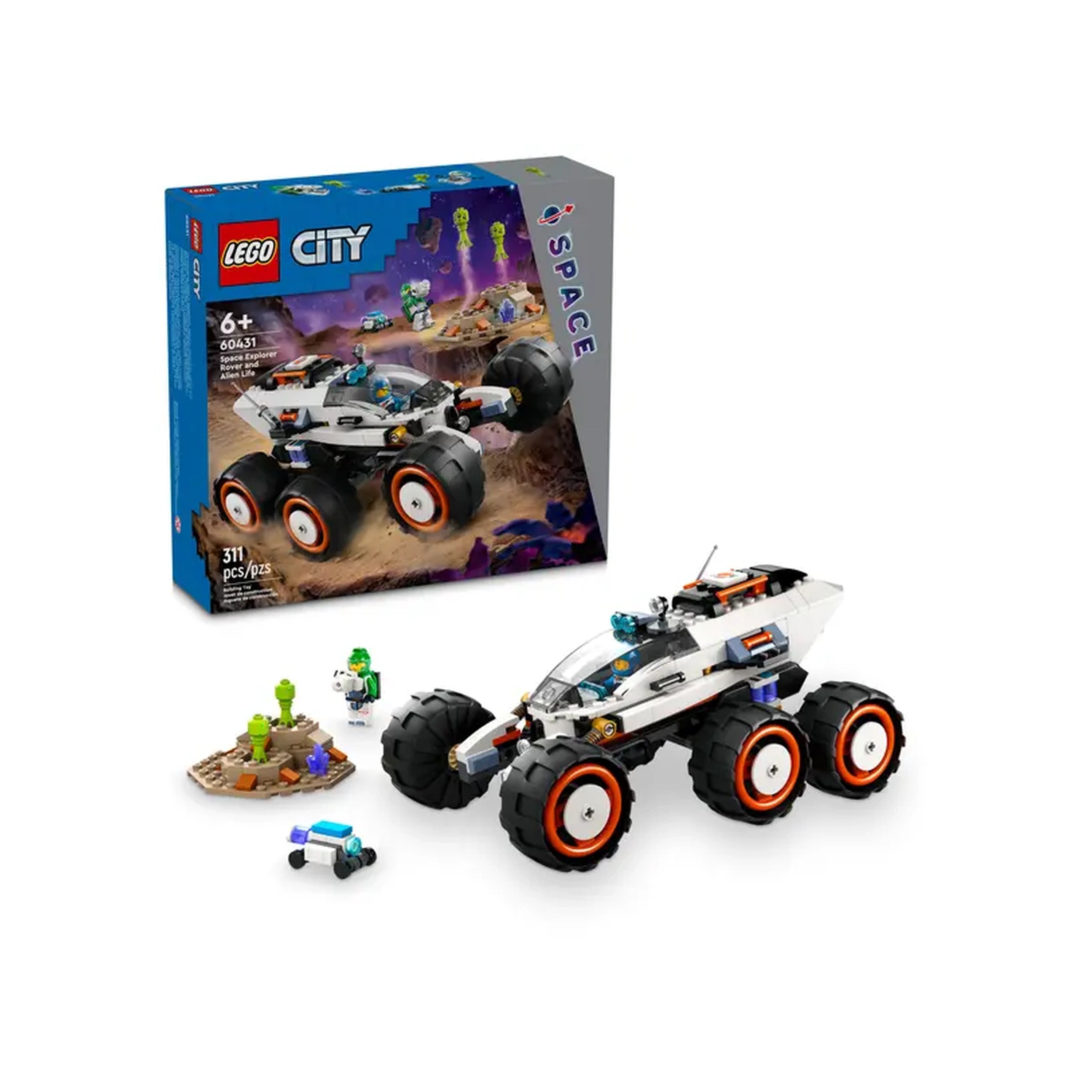 Lego - City - Space Explorer Rover and Alien Life - Construction Set Toys