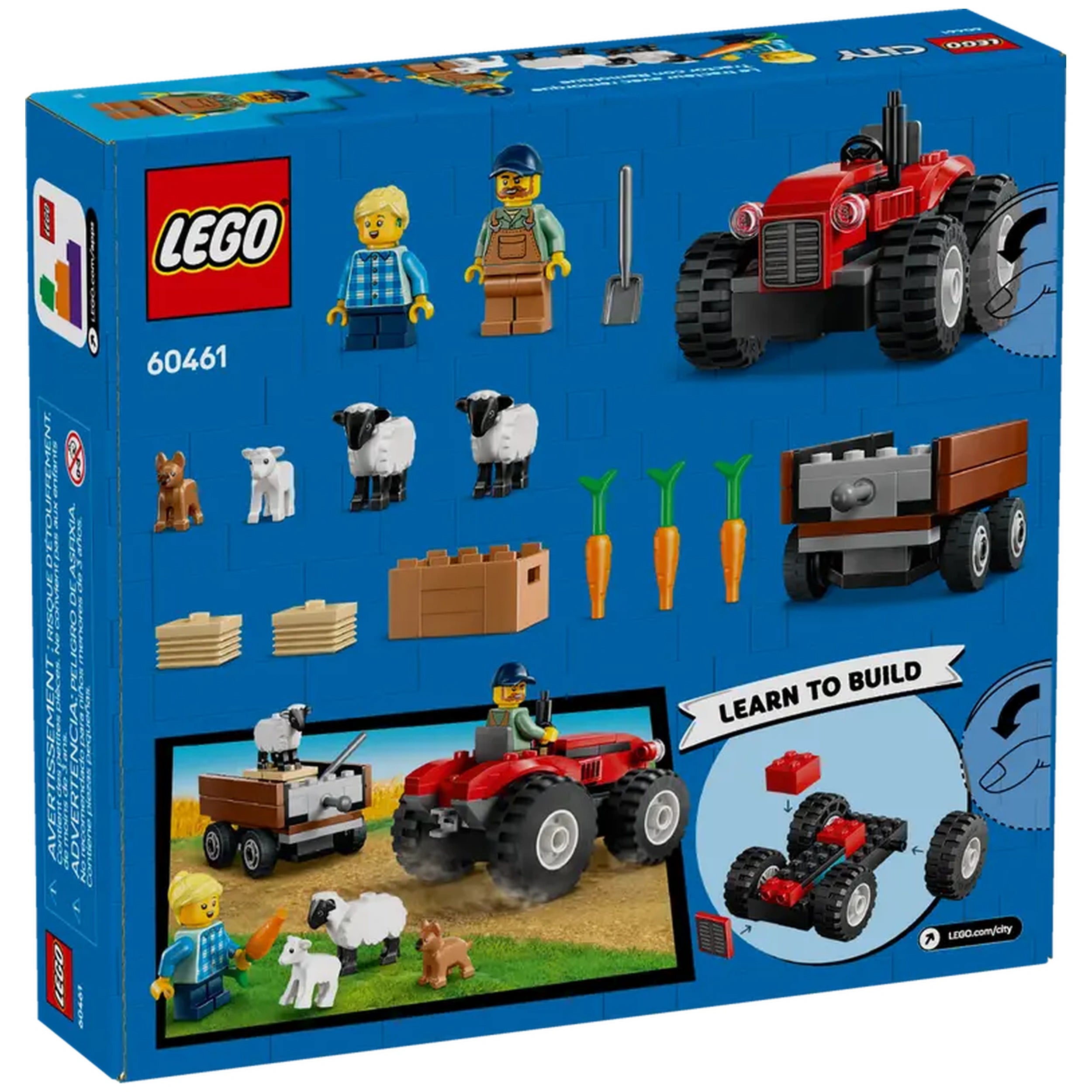 Lego - City - Tractor with Trailer - Construction Set Toys